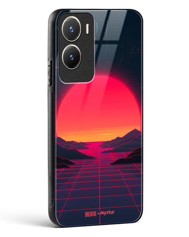 Synthwave Sunset [BREATHE] Glass Case Phone Cover (Vivo)