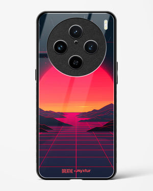 Synthwave Sunset [BREATHE] Glass Case Phone Cover (Vivo)