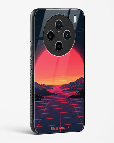Synthwave Sunset [BREATHE] Glass Case Phone Cover (Vivo)