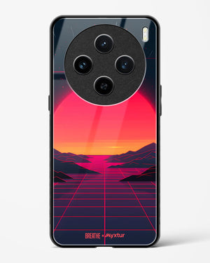 Synthwave Sunset [BREATHE] Glass Case Phone Cover (Vivo)