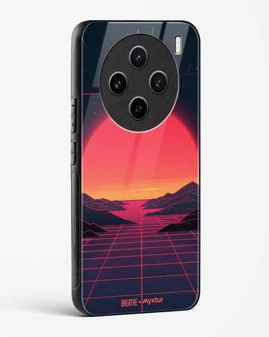 Synthwave Sunset [BREATHE] Glass Case Phone Cover (Vivo)