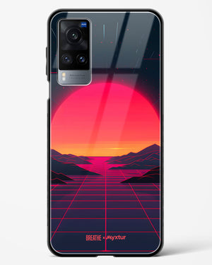 Synthwave Sunset [BREATHE] Glass Case Phone Cover (Vivo)