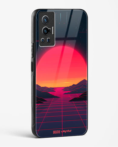 Synthwave Sunset [BREATHE] Glass Case Phone Cover (Vivo)