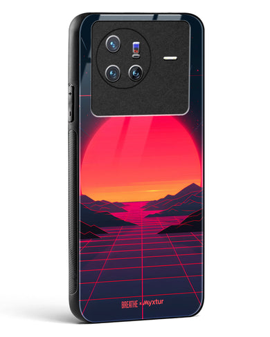 Synthwave Sunset [BREATHE] Glass Case Phone Cover (Vivo)