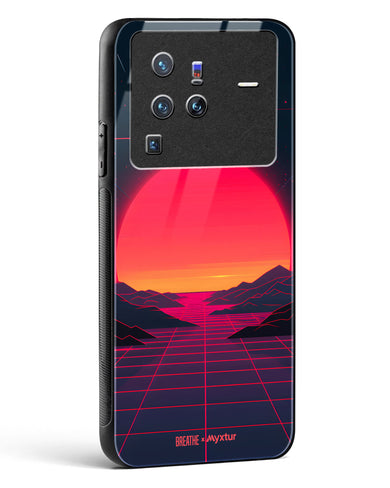 Synthwave Sunset [BREATHE] Glass Case Phone Cover (Vivo)