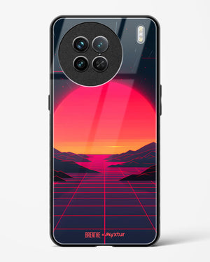 Synthwave Sunset [BREATHE] Glass Case Phone Cover (Vivo)