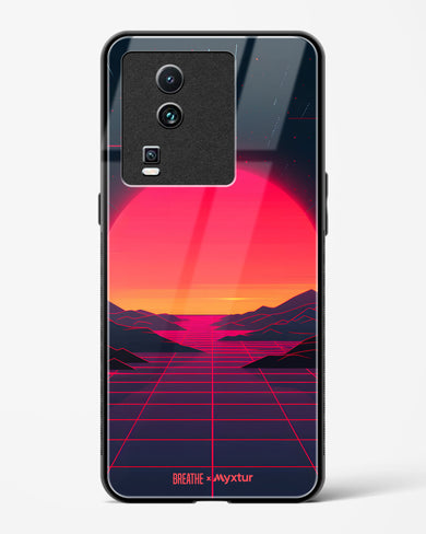 Synthwave Sunset [BREATHE] Glass Case Phone Cover (Vivo)