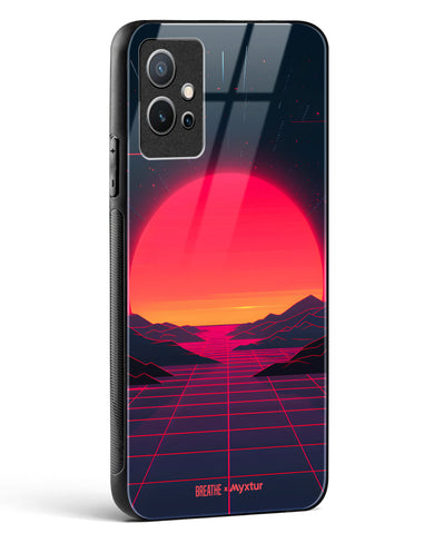 Synthwave Sunset [BREATHE] Glass Case Phone Cover (Vivo)