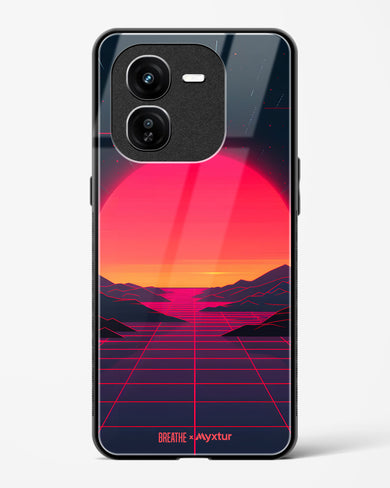 Synthwave Sunset [BREATHE] Glass Case Phone Cover (Vivo)