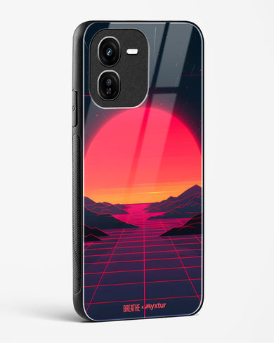 Synthwave Sunset [BREATHE] Glass Case Phone Cover (Vivo)