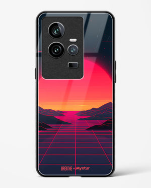 Synthwave Sunset [BREATHE] Glass Case Phone Cover (Vivo)