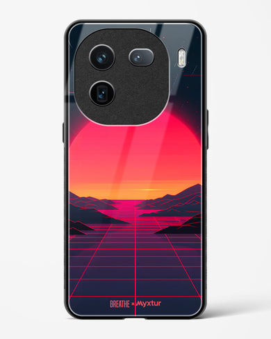 Synthwave Sunset [BREATHE] Glass Case Phone Cover (Vivo)