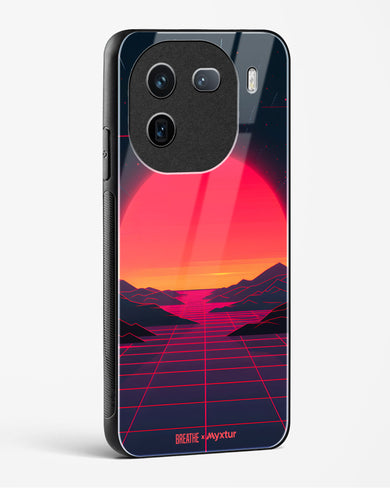 Synthwave Sunset [BREATHE] Glass Case Phone Cover (Vivo)