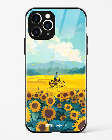 Sunflower Trails [BREATHE] Glass Case Phone Cover (Apple)