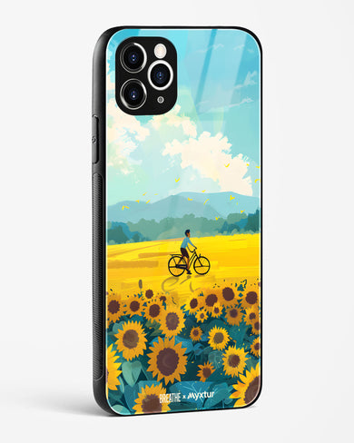 Sunflower Trails [BREATHE] Glass Case Phone Cover (Apple)