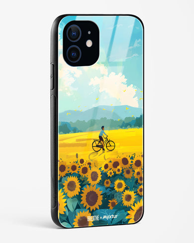 Sunflower Trails [BREATHE] Glass Case Phone Cover (Apple)