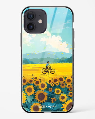 Sunflower Trails [BREATHE] Glass Case Phone Cover (Apple)