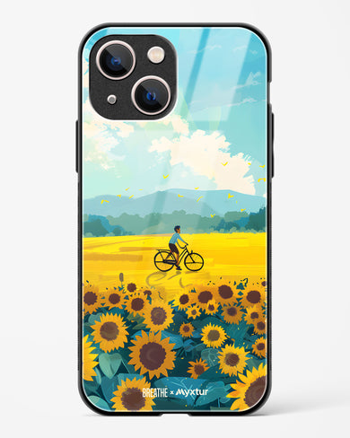 Sunflower Trails [BREATHE] Glass Case Phone Cover (Apple)