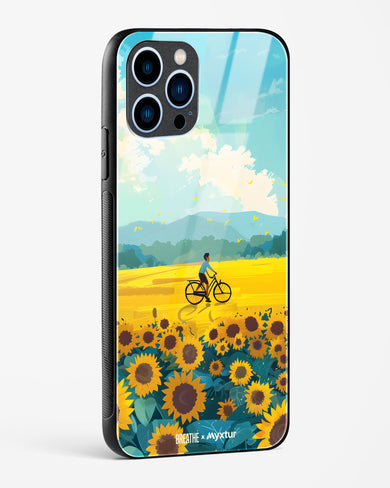 Sunflower Trails [BREATHE] Glass Case Phone Cover (Apple)