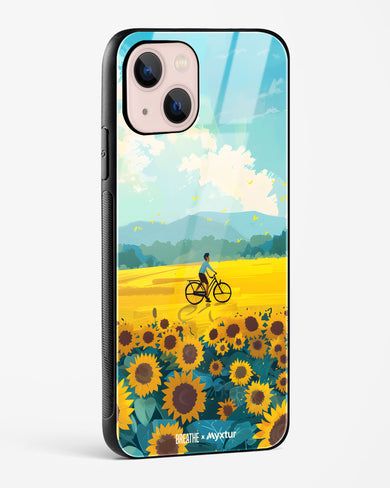 Sunflower Trails [BREATHE] Glass Case Phone Cover (Apple)