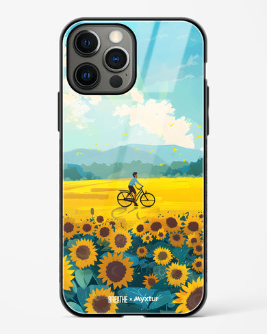 Sunflower Trails [BREATHE] Glass Case Phone Cover (Apple)