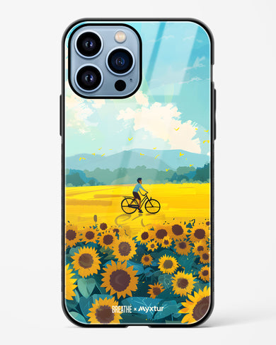 Sunflower Trails [BREATHE] Glass Case Phone Cover (Apple)