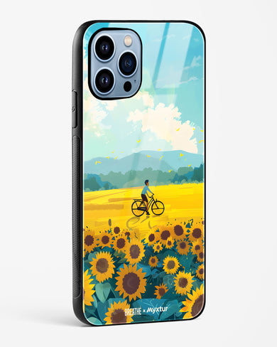 Sunflower Trails [BREATHE] Glass Case Phone Cover (Apple)