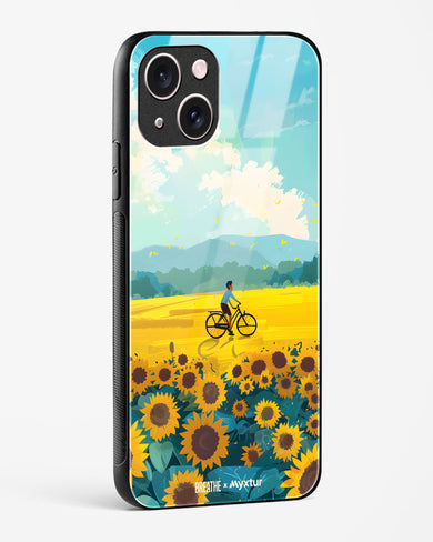 Sunflower Trails [BREATHE] Glass Case Phone Cover (Apple)