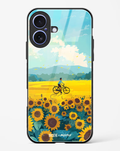 Sunflower Trails [BREATHE] Glass Case Phone Cover (Apple)