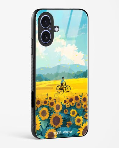 Sunflower Trails [BREATHE] Glass Case Phone Cover (Apple)