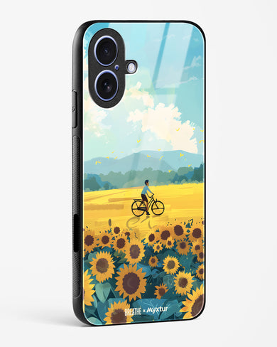 Sunflower Trails [BREATHE] Glass Case Phone Cover (Apple)
