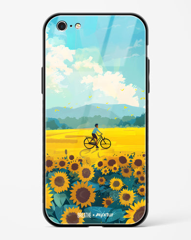 Sunflower Trails [BREATHE] Glass Case Phone Cover (Apple)