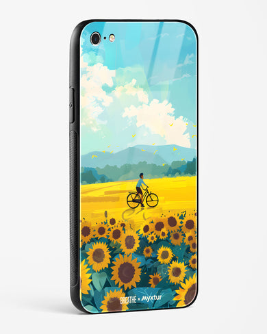 Sunflower Trails [BREATHE] Glass Case Phone Cover (Apple)