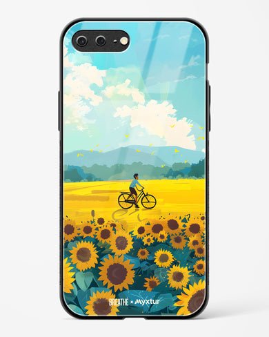 Sunflower Trails [BREATHE] Glass Case Phone Cover (Apple)