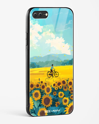 Sunflower Trails [BREATHE] Glass Case Phone Cover (Apple)