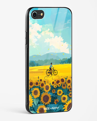 Sunflower Trails [BREATHE] Glass Case Phone Cover (Apple)