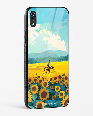 Sunflower Trails [BREATHE] Glass Case Phone Cover (Apple)