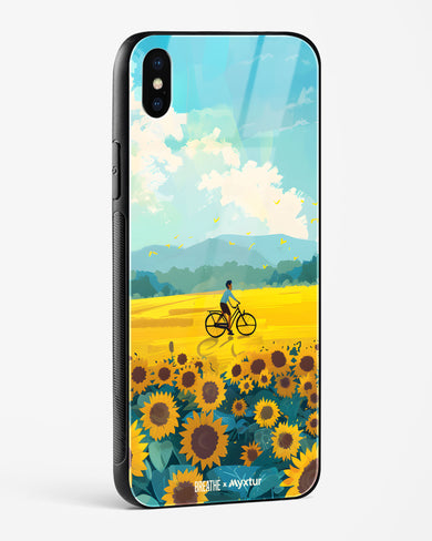 Sunflower Trails [BREATHE] Glass Case Phone Cover (Apple)