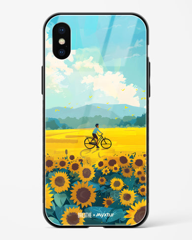 Sunflower Trails [BREATHE] Glass Case Phone Cover (Apple)