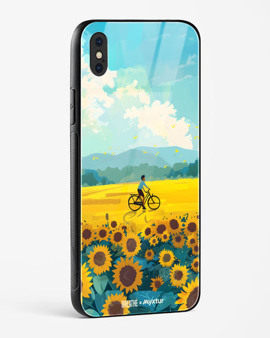 Sunflower Trails [BREATHE] Glass Case Phone Cover (Apple)