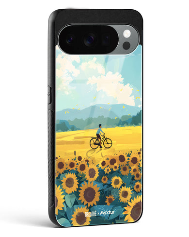 Sunflower Trails [BREATHE] Glass Case Phone Cover (Google)