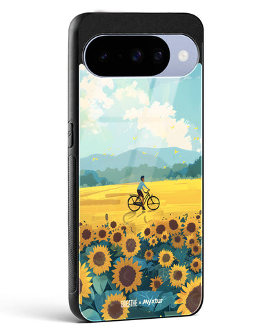 Sunflower Trails [BREATHE] Glass Case Phone Cover (Google)