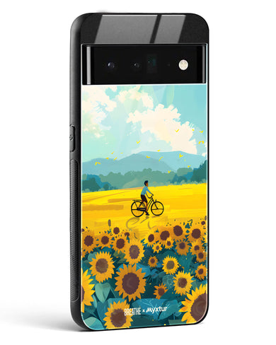 Sunflower Trails [BREATHE] Glass Case Phone Cover (Google)