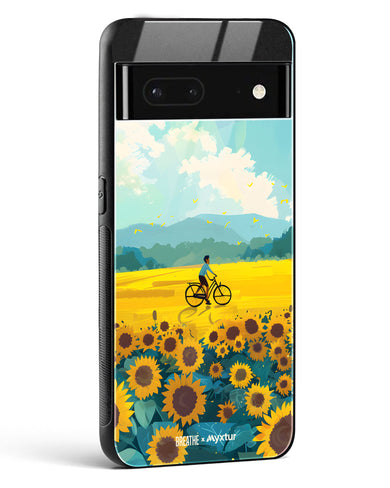 Sunflower Trails [BREATHE] Glass Case Phone Cover (Google)