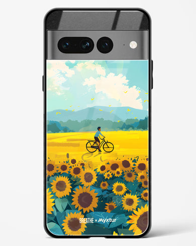 Sunflower Trails [BREATHE] Glass Case Phone Cover (Google)