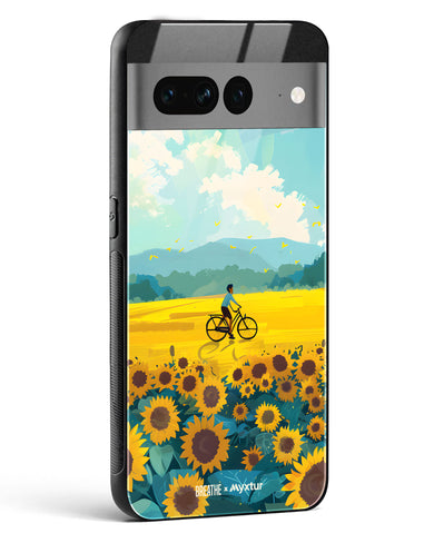 Sunflower Trails [BREATHE] Glass Case Phone Cover (Google)