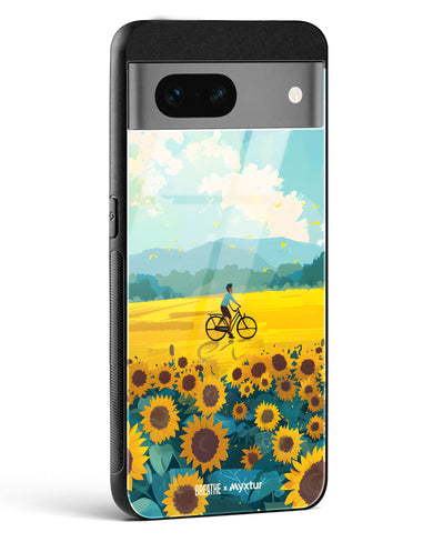 Sunflower Trails [BREATHE] Glass Case Phone Cover (Google)