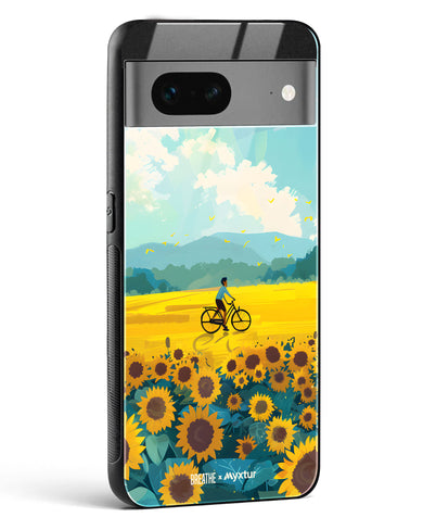 Sunflower Trails [BREATHE] Glass Case Phone Cover (Google)