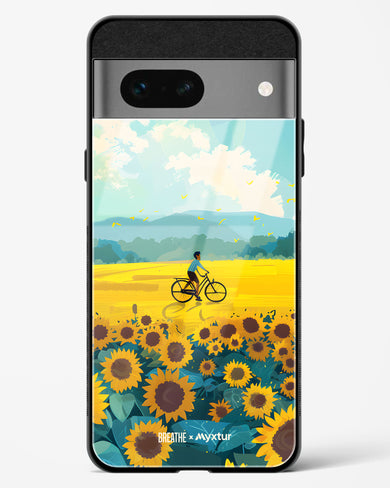 Sunflower Trails [BREATHE] Glass Case Phone Cover (Google)