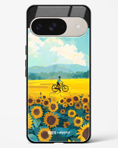 Sunflower Trails [BREATHE] Glass Case Phone Cover (Google)